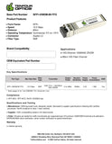 Cisco DWDM-SFP10G-42.14 Compatible 10G SFP+ DWDM 1542.14nm 80km DOM Transceiver Module