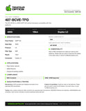 407-BCVE-TFO datasheet