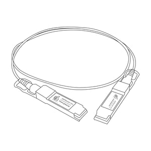 Cisco QDD-400-AOC10M Compatible, 400G QSFPDD to QSFPDD Active Optical Cable, 10m