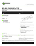 BTI-DW-ER-58-SFP+-TFO datasheet
