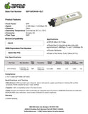 CLX-1G-DWDMCh17 Calix Compatible 1G SFP DWDM 1563.86nm Transceiver Datasheet