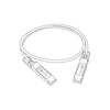 Intel XXV4DACBL1M Compatible, 100G QSFP28 to 4xSFP28 Passive Copper Cable, 1m