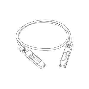 Intel XXV4DACBL1M Compatible, 100G QSFP28 to 4xSFP28 Passive Copper Cable, 1m