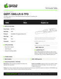 QSFP-100G-LR-S-TFO datasheet