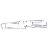 40G QSFP+ ER4 optical transceiver line drawing — TenFourOptics