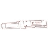 40G QSFP+ ER4 optical transceiver line drawing — TenFourOptics