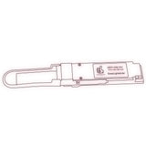 40G QSFP+ ER4 optical transceiver line drawing — TenFourOptics