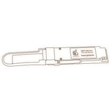 40G QSFP+ ER4 optical transceiver line drawing — TenFourOptics