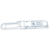 40G QSFP+ ER4 optical transceiver line drawing — TenFourOptics