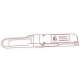 40G QSFP+ ER4 optical transceiver line drawing — TenFourOptics