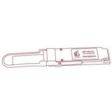 40G QSFP+ ER4 optical transceiver line drawing — TenFourOptics