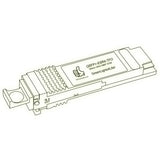 40G QSFP+ ESR4 optical transceiver line drawing — TenFourOptics