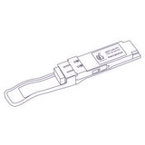 40G QSFP+ LR4 optical transceiver line drawing — TenFourOptics
