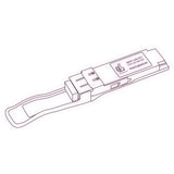 40G QSFP+ LR4 optical transceiver line drawing — TenFourOptics