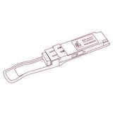 40G QSFP+ LR4 optical transceiver line drawing — TenFourOptics