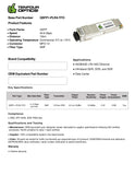 40G QSFP+ PLR4 optical transceiver datasheet — TenFourOptics