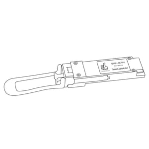 Enterasys 40GB-SR4-QSFP Compatible 40G QSFP+ SR4 850nm  150m Transceiver Module