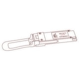 40G QSFP+ SR optical transceiver line drawing — TenFourOptics