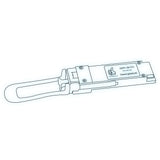 40G QSFP+ SR optical transceiver line drawing — TenFourOptics