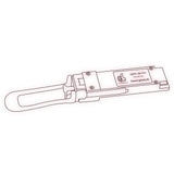 40G QSFP+ SR optical transceiver line drawing — TenFourOptics
