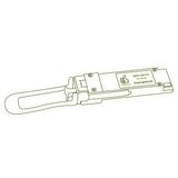 40G QSFP+ SR optical transceiver line drawing — TenFourOptics