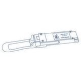 40G QSFP+ SR optical transceiver line drawing — TenFourOptics