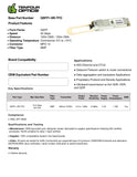 40G QSFP+ SR optical transceiver datasheet — TenFourOptics