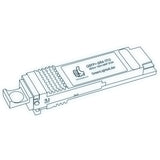 40G QSFP+ SR4 optical transceiver line drawing — TenFourOptics
