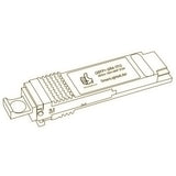 40G QSFP+ SR4 optical transceiver line drawing — TenFourOptics