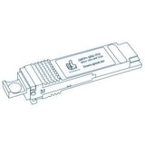 40G QSFP+ SR4 optical transceiver line drawing — TenFourOptics