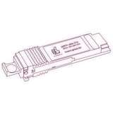 40G QSFP+ SR4 optical transceiver line drawing — TenFourOptics