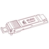 40G QSFP+ SR4 optical transceiver line drawing — TenFourOptics