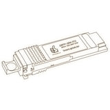 40G QSFP+ SR4 optical transceiver line drawing — TenFourOptics
