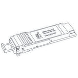 40G QSFP+ SR4 optical transceiver line drawing — TenFourOptics