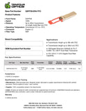 02313HLU Huawei Compatible 100G QSFP28 ER4 40km SMF Transceiver