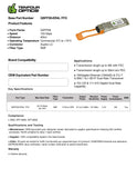 100G QSFP28 ER4L optical transceiver datasheet — TenFourOptics