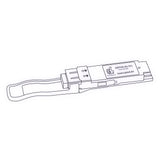 100G QSFP28 LR4 optical transceiver line drawing — TenFourOptics