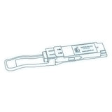 100G QSFP28 LR4 optical transceiver line drawing — TenFourOptics