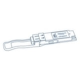 100G QSFP28 LR4 optical transceiver line drawing — TenFourOptics