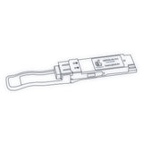 100G QSFP28 LR4 optical transceiver line drawing — TenFourOptics