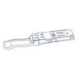 100G QSFP28 LR4 optical transceiver line drawing — TenFourOptics