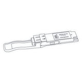 100G QSFP28 LR4 optical transceiver line drawing — TenFourOptics