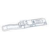 100G QSFP28 LR4 optical transceiver line drawing — TenFourOptics