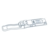 100G QSFP28 LR4 optical transceiver line drawing — TenFourOptics