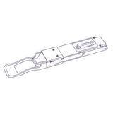 100G QSFP28 PSM4 optical transceiver line drawing — TenFourOptics