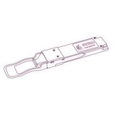 100G QSFP28 PSM4 optical transceiver line drawing — TenFourOptics