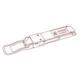 100G QSFP28 PSM4 optical transceiver line drawing — TenFourOptics