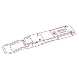 100G QSFP28 PSM4 optical transceiver line drawing — TenFourOptics