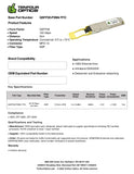 ZYX-100G-PSM4 Zyxel Compatible 100G QSFP28 500m SMF Datasheet
