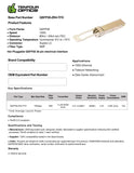 100G QSFP28 ZR4 optical transceiver datasheet — TenFourOptics